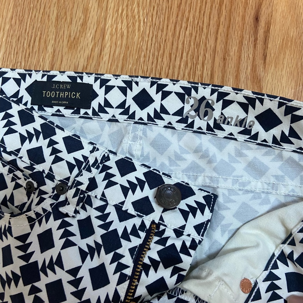 J. Crew patterned pants - Picture 5 of 7